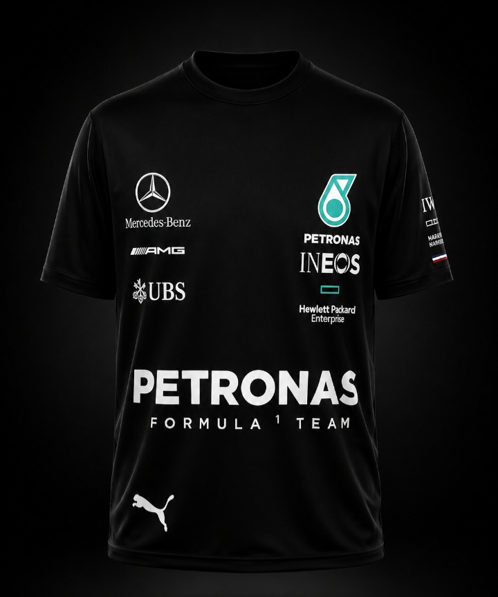 remeras Mercedes en blancas/negras oferta 16,500$ - Imagen 4
