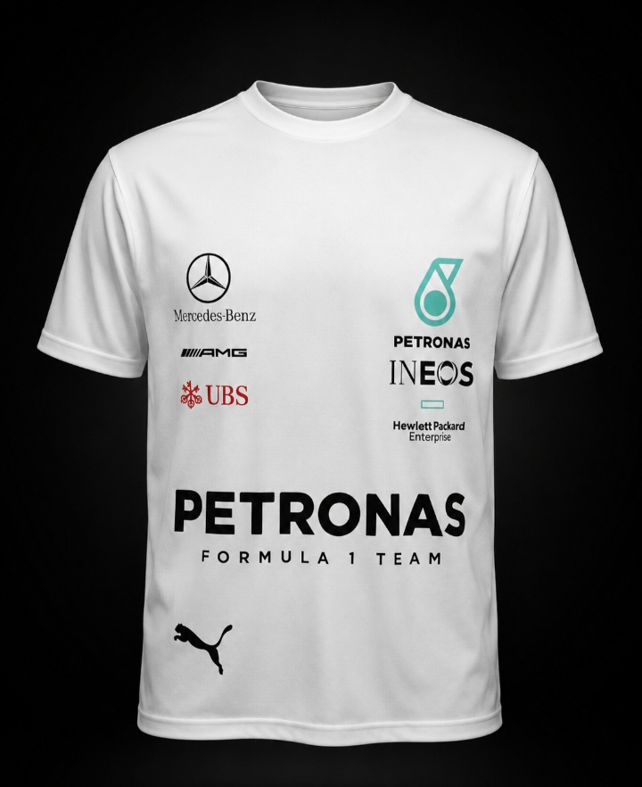 remeras Mercedes en blancas/negras oferta 16,500$ - Imagen 2