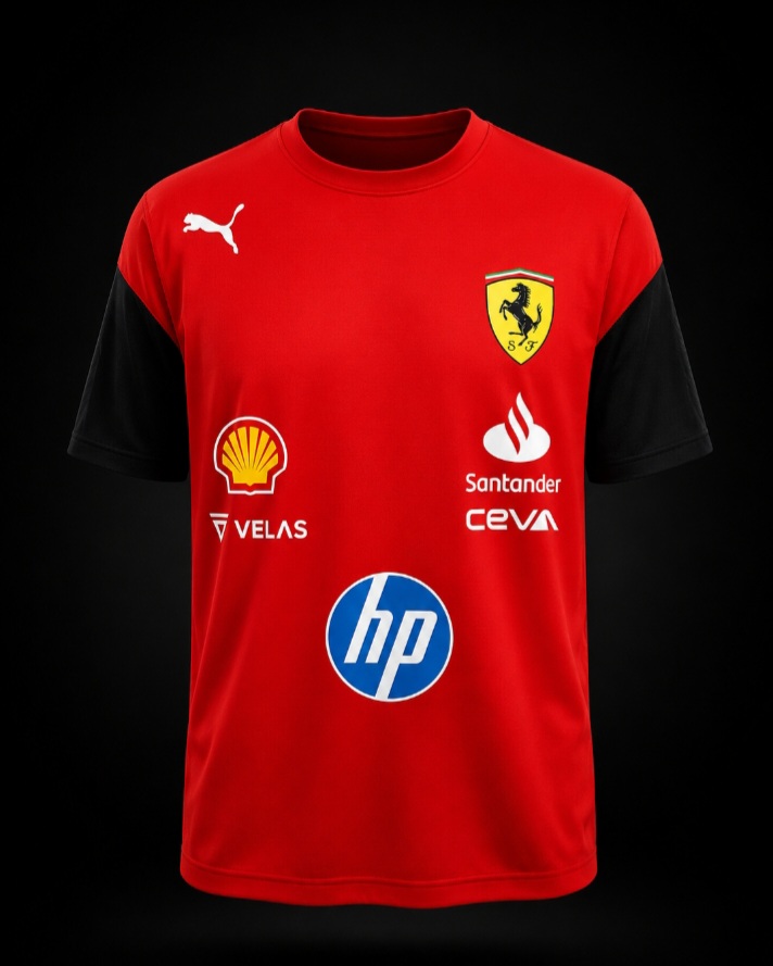 remera Ferrari mangas negras oferta 16,500$ - Imagen 2